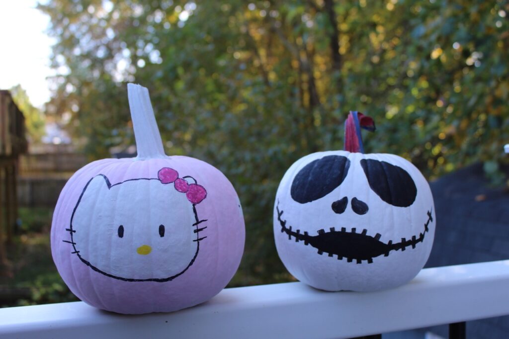 Susie and Steven's Pumpkin Painting Design